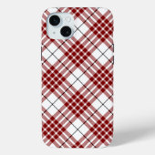 Buchanan tartan red white plaid Case-Mate iPhone case (Achterkant)