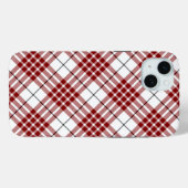Buchanan tartan red white plaid Case-Mate iPhone case (Achterkant (horizontaal))