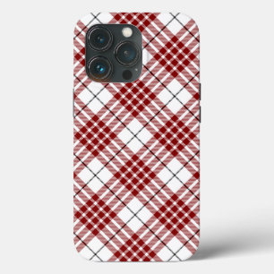 Buchanan tartan red white plaid Case-Mate iPhone case