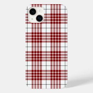 Buchanan tartan red white plaid Case-Mate iPhone 14 plus hoesje