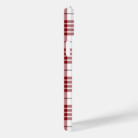 Buchanan tartan red white plaid Case-Mate iPhone case (Achterkant / Rechts)