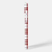 Buchanan tartan red white plaid Case-Mate iPhone case (Achterkant / Links)