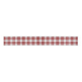Buchanan tartan red white plaid grosgrain lint (Voorkant)