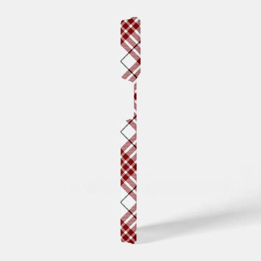 Buchanan tartan red white plaid iPhone hoesje (Rechterkant)