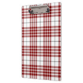Buchanan tartan red white plaid klembord (Links)
