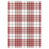 Buchanan tartan red white plaid klembord (Achterkant)