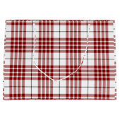 Buchanan tartan red white plaid large cadeautasje (Voorkant)