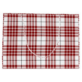 Buchanan tartan red white plaid large cadeautasje (Achterkant)