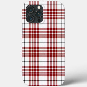 Buchanan tartan rood wit geruit Case-Mate iPhone case