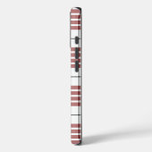 Buchanan tartan rood wit geruit Case-Mate iPhone case (Achterkant / Links)