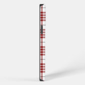 Buchanan tartan rood wit geruit iPhone hoesje (Rechterkant)