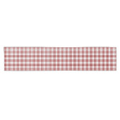 Buchanan tartan rood wit geruit korte tafelloper (Horizontaal)