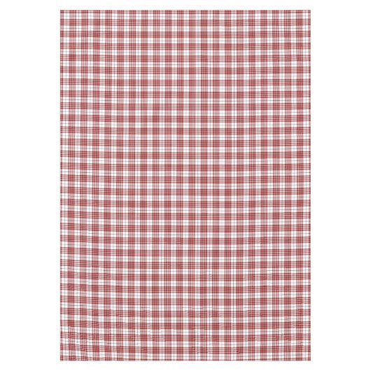 Buchanan tartan rood wit geruit tafelkleed (Voorkant)
