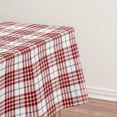Buchanan tartan rood wit geruit tafelkleed (Voorbeeld)