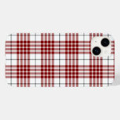 Buchanan tartan rood wit ruitpatroon Case-Mate iPhone case (Achterkant (horizontaal))