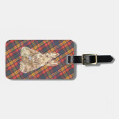 Buchanan Tartan Scottie Bagagelabel (Voorkant horizontaal)