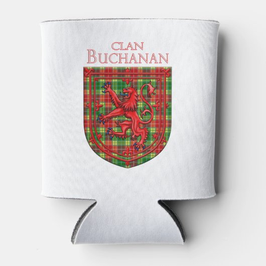 Buchanan Tartan Scottish Play Lion Rampant Blikjeskoeler (Voorkant)