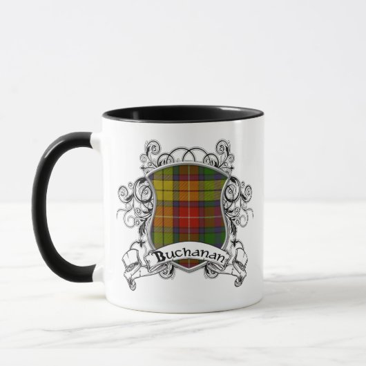 Buchanan Tartan Shield Mok (Links)