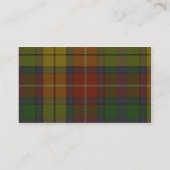 Buchanan Tartan Shield Visitekaartje (Achterkant)