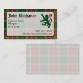 Buchanan Tartan Visitekaartje (Voorkant / Achterkant)