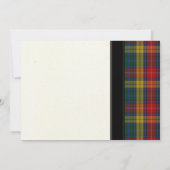 Buchanan Tartan Weddenschap Kaart (Achterkant)