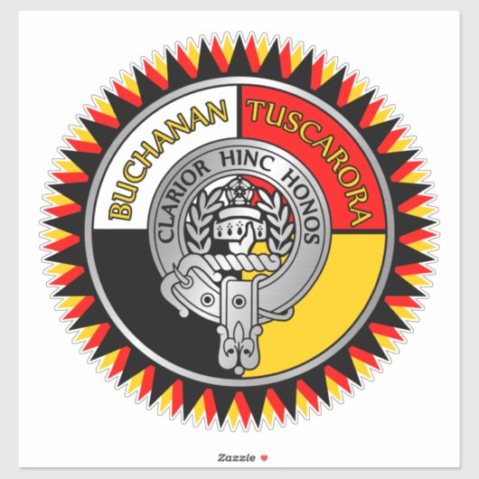 Buchanan - Tuscarora Crest Sticker (Vel)