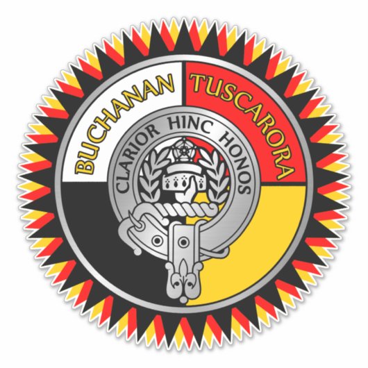 Buchanan - Tuscarora Crest Sticker (Voorkant)