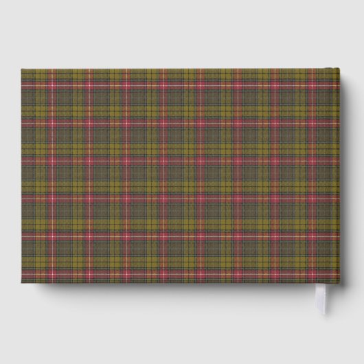 Buchanan Weathered Original Scottish Tartan Gastenboek (Achterkant)