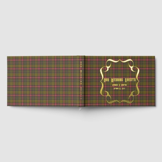 Buchanan Weathered Original Scottish Tartan Gastenboek (Volledig)