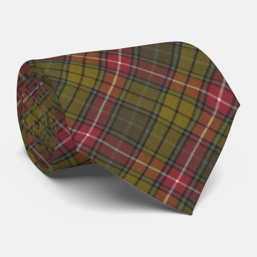 Buchanan Weathered Original Scottish Tartan Stropdas (Opgerold)