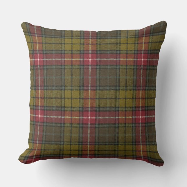 Buchanan Weathered Original Tartan Square Kussen (Voorkant)