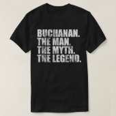 BuchananBuchanan Achternaam Buchanan Bu T-shirt (Design voorkant)