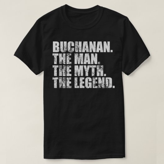 BuchananBuchanan Achternaam Buchanan Bu T-shirt (Design voorkant)