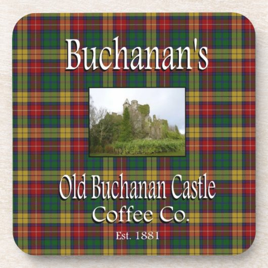 Buchanan's Old Buchanan Castle Coffee Co. Bier Onderzetter (Voorkant)