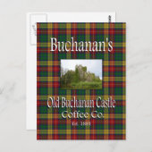 Buchanan's Old Buchanan Castle Coffee Co. Briefkaa Briefkaart (Voorkant / Achterkant)