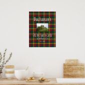 Buchanan's Old Buchanan Castle Coffee Co. Poster (Keuken)