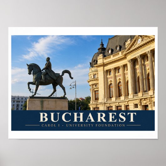 Bucharest Carol I Universitaire Stichting Poster (Voorkant)