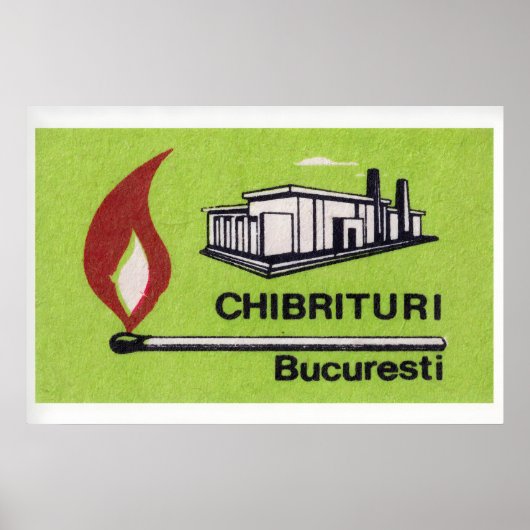 Bucharest Luciferfabriek - Luciferdoosje Print (Voorkant)