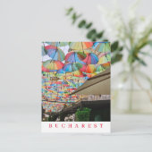 Bucharest Pasajul Victoria uitzicht ansichtkaart Briefkaart (Staand voorkant)