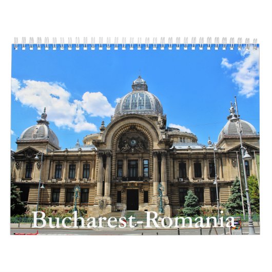 Bucharest-Romania Calendar Kalender (Hoes)