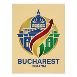 Bucharest Romania Eastern European Perfect Poster
