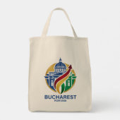 Bucharest Romania Eastern European Tote Bag (Achterkant)