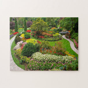 Buchart Gardens Vancouver. Legpuzzel