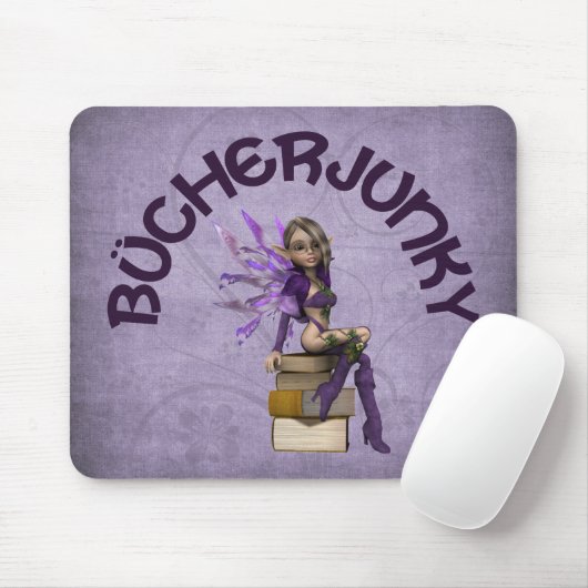 Bücherjunky Muismat (Met muis)