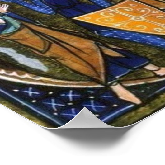 Buchmalerei Mittelchange Poster (Hoek)