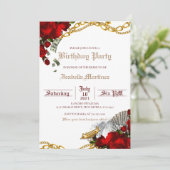 Buchona Birthday Party Invitation Mob Wife Kaart (Staand voorkant)