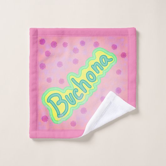 buchonstijl bad handdoek (Wasdoekje)