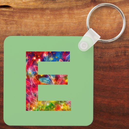 Buchstabe "E" Sleutelhanger (Achterkant)