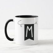 Buchstabe „M“ Becher  Mok (Links)
