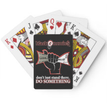 "Buck and Ballot" Speelkaarten (Zwart)